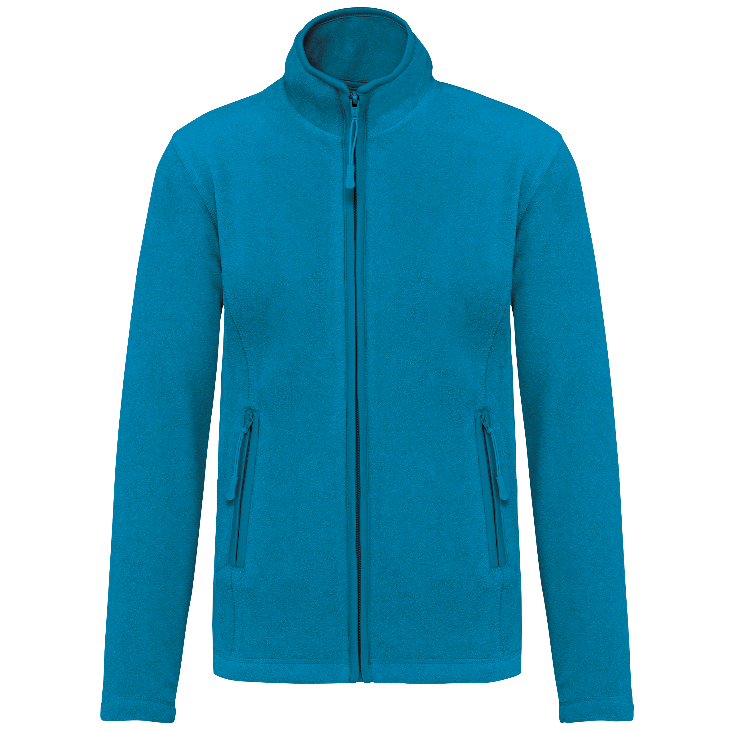 Mikrofleece-Jacke mit Reißverschluss für Damen